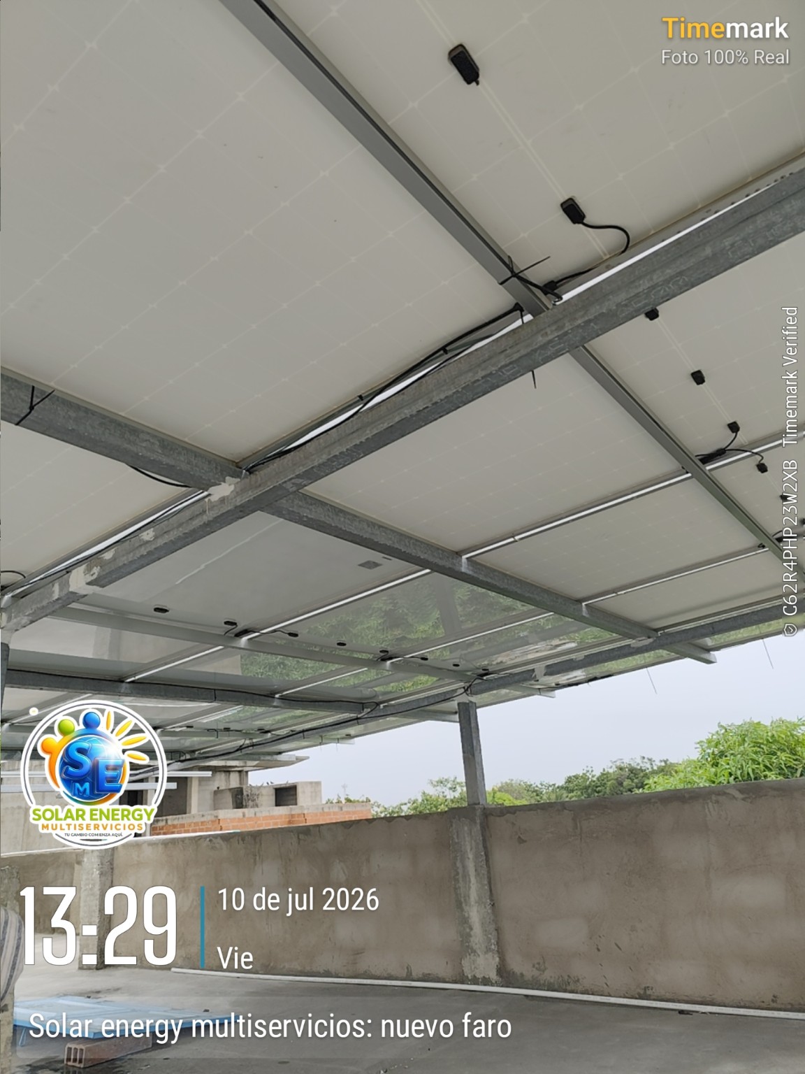 Trabajo realizado por Solar Energy Multiservicios
