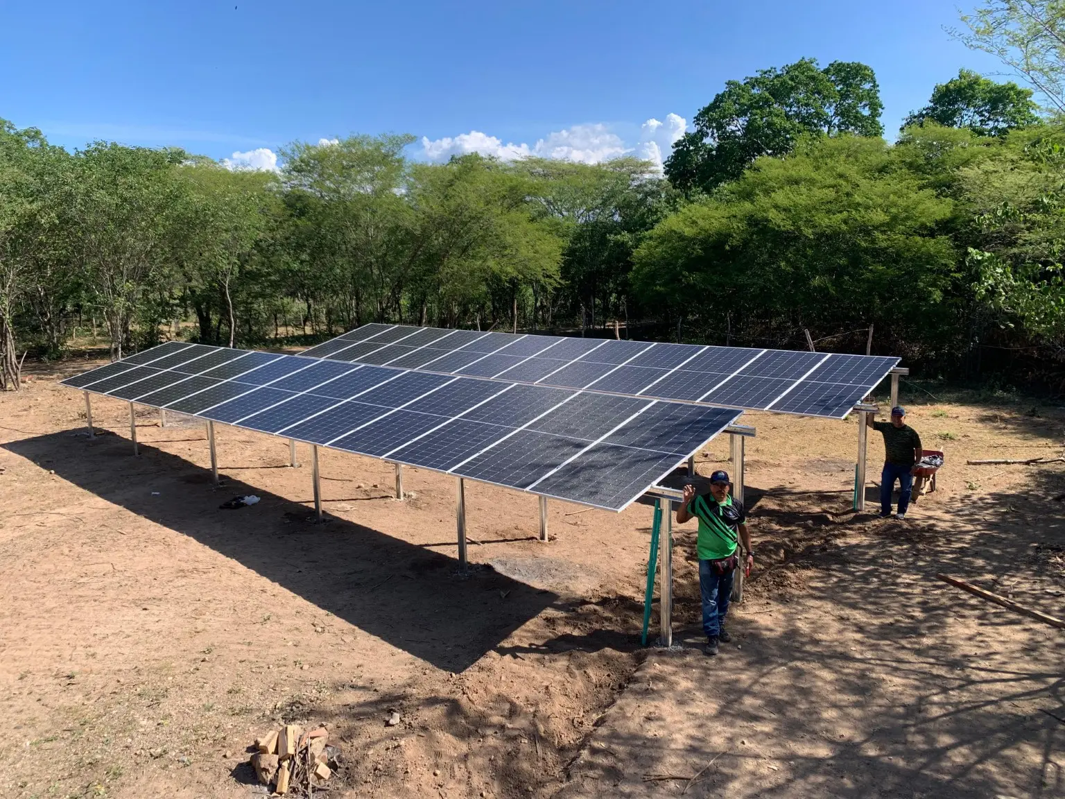 Proyecto solar rural en Fonseca