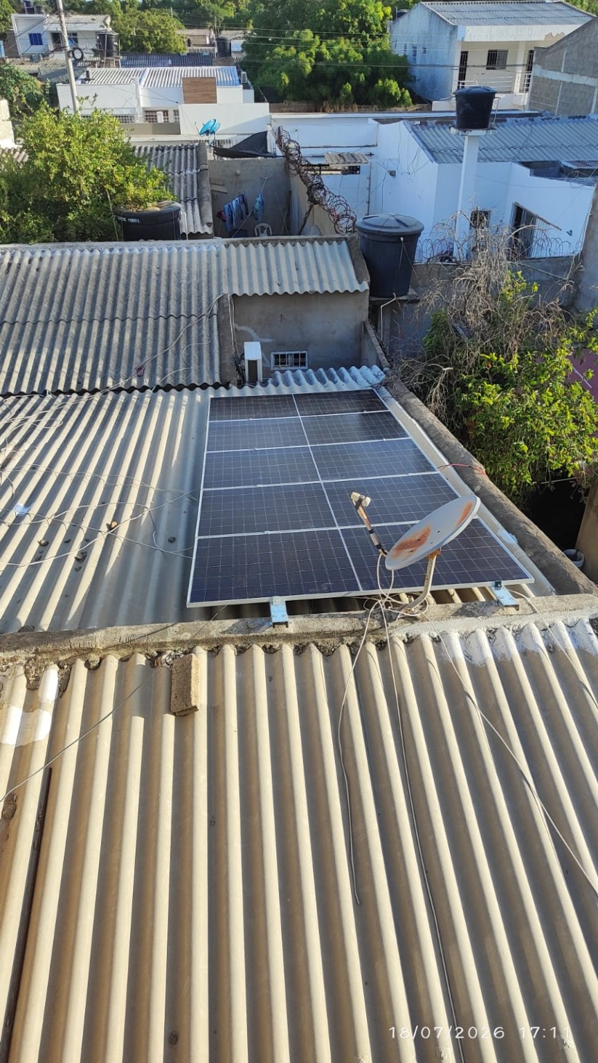 Trabajo realizado por Solar Energy Multiservicios